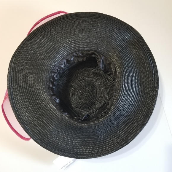 NWT August Hat Women\'s Adjustable Black Sun Hat main image 4